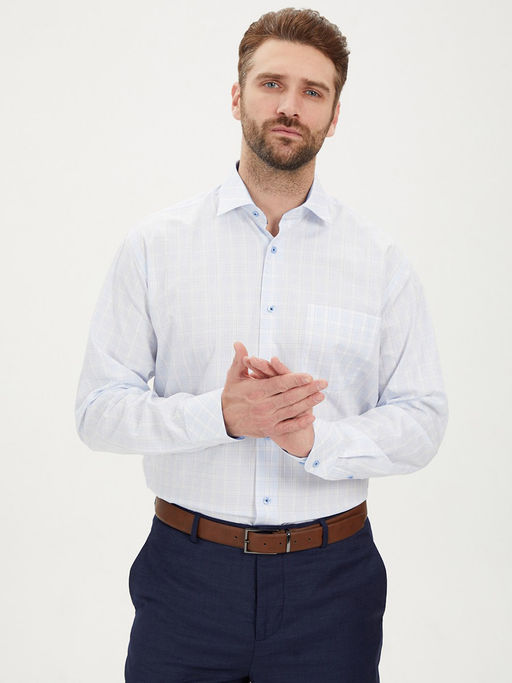 Сорочка мужская длинный рукав GREG 125/111/8293/1p  фото 8