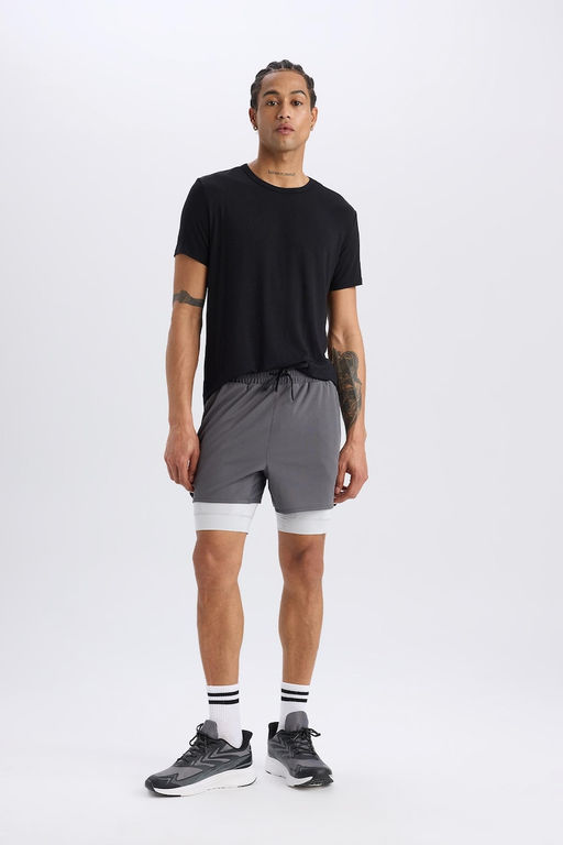 Slim Fit Dar Kesim Sporcu Taytl_ _ort - Defacto фото 4