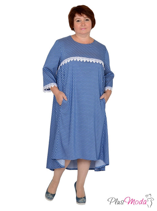 Платье Модель №491 размеры 44-84 - Plusmoda фото 2