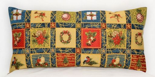 Новогодние сюрпризы- гобеленовая наволочка 35х65 см - Гобеленглавснаб фото 2