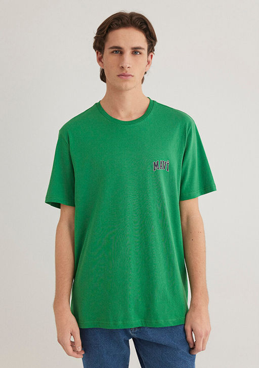 Mavi Logo Bask?l? Yesil Tisort  фото 6