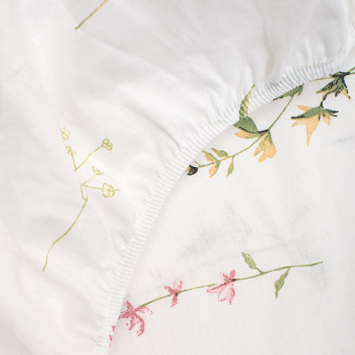 Простыня на резинке 180х200х25, поплин, Иммортели ВБ - Традиция фото 15