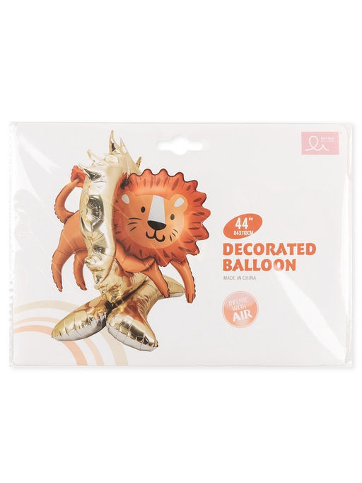 Воздушный шар фольгированный 3D 44" «Цирк. Лев», только под воздух