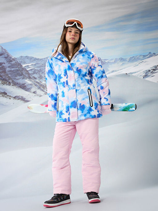 Beli Lastikli K?z ?ocuk Kayak Pantolonu