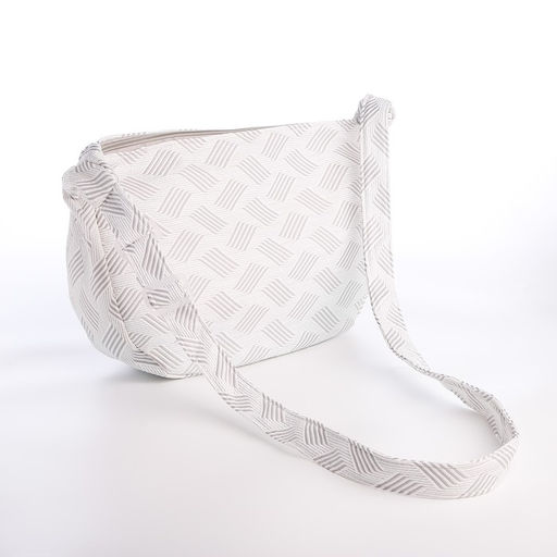 Сумка молодёжная на молнии, 36×8×23 см, серая