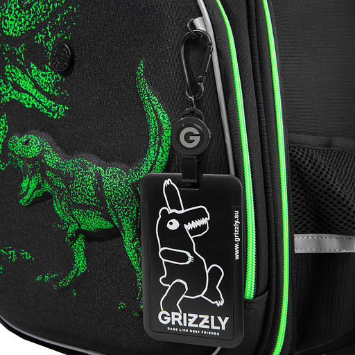 RAz-687-8 Рюкзак школьный с картхолдером на держателе - Grizzly фото 36