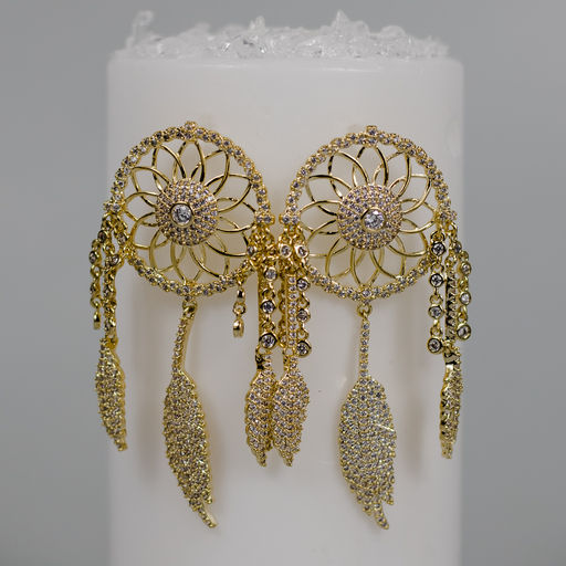 Серьги Арт. 3V-3466-Y - MyGemma фото 2