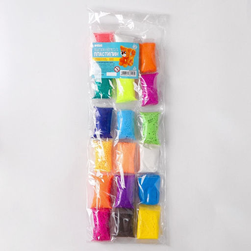 Воздушный пластилин, 18 цветов, МИКС