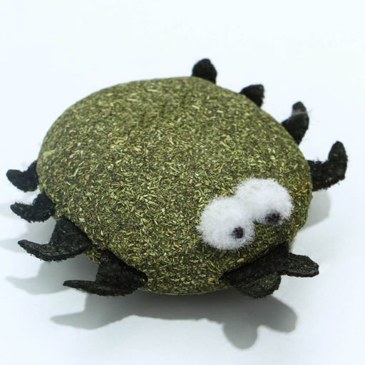 Игрушка для кошек Жучок из кошачьей мяты, 4 х 3.5 см - Пушистое счастье фото 3