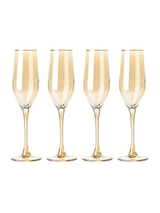 Набор бокалов для шампанского ЗОЛОТОЙ МЕД 4шт 160мл арт.P9307 /LUMINARC/  фото 4