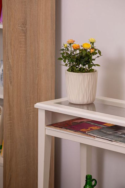 Горшок для цветов 2,3л d157 h152мм молочный Desert - Полимербыт фото 5