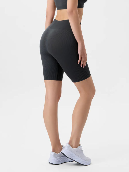 TEKSA Шорты женские высокая талия WHS 001 graphite - Conte elegant фото 121
