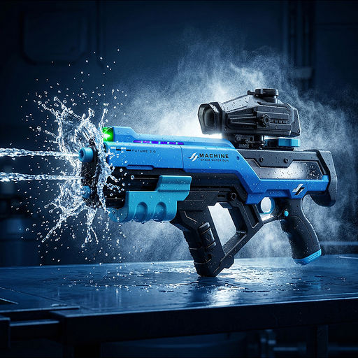 Водное оружие "Отряд кальмаров" в коробке (цвет синий)