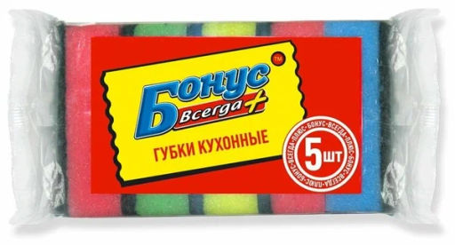 BONUS губки кухонные 85*60*30 (5шт)