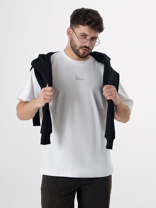 Футболка мужская белая с надписью