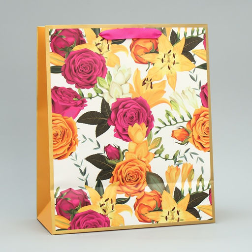 Пакет подарочный с шильдиком На радость тебе, 30.5 х 25.4 х 12.7 см - Дарите счастье фото 4