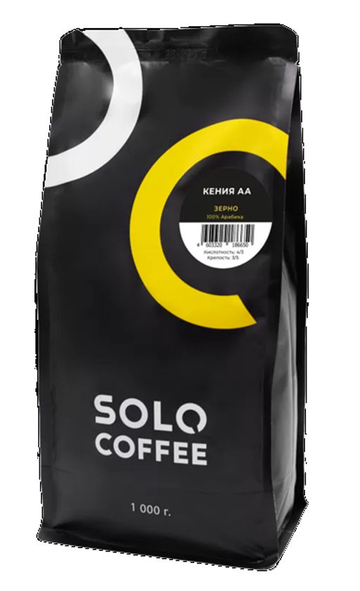 Кофе в зернах Solo Coffee Кения АА (100% арабика), свежеобжаренный  фото 2