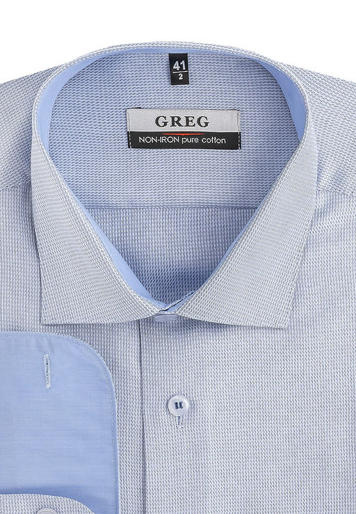 Сорочка мужская длинный рукав GREG 213/131/19002/Z/1_GB