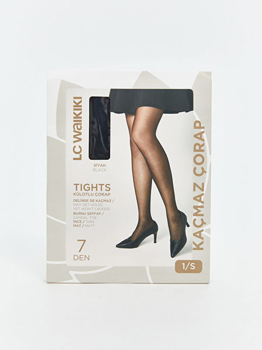 7 Denye Mat Kad?n Ka?mayan K?lotlu ?orap