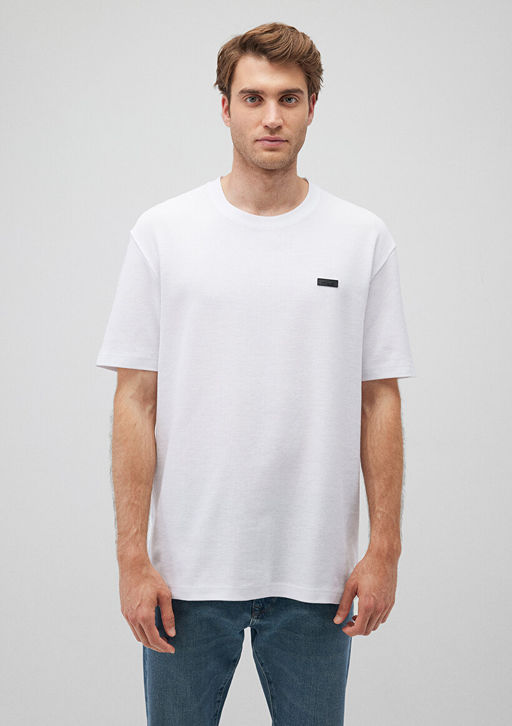 Mavi Black Siyah Dokulu Basic Tisort  фото 3