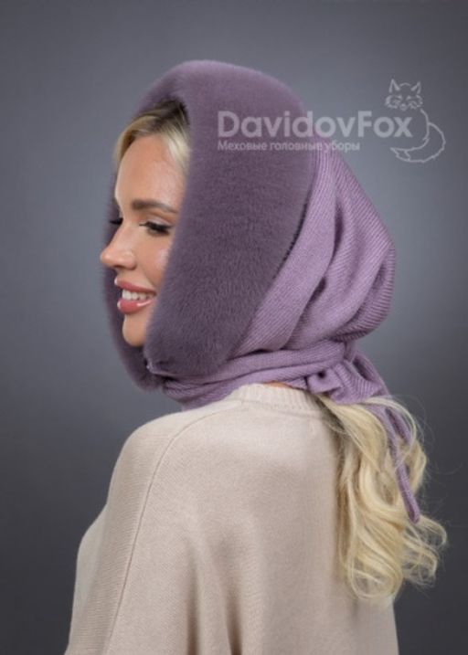 Платок Трикотаж Норка Клевер - Davidovfox фото 2