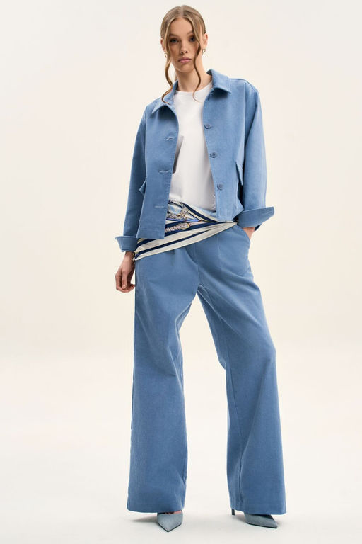 Жакет GO F4109/29-1413.170-176 голубой  фото 7