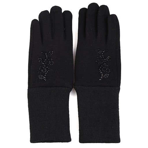 Перчатки подростковые трикотажные с отворотом