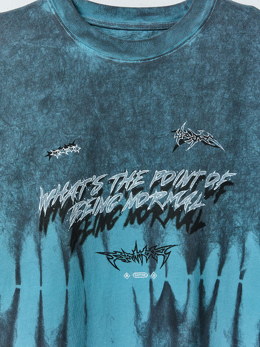 Футболка прямая мужская синяя - Mark formelle фото 6