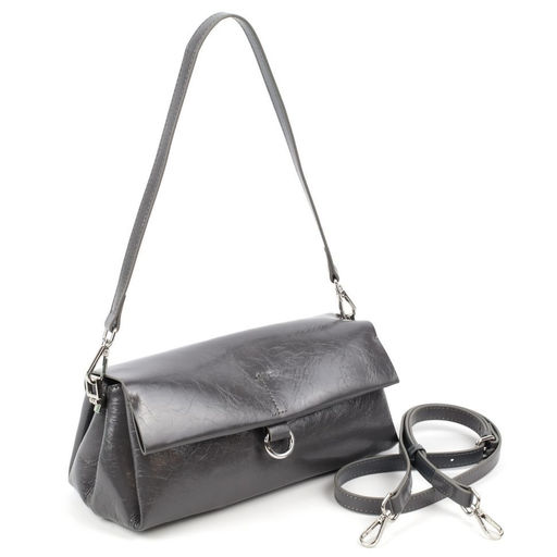 Женская кожаная сумка багет 0048-4