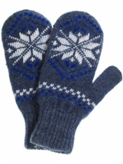 Варежки женские Звезда три цвета - Рассказовские варежки фото 4