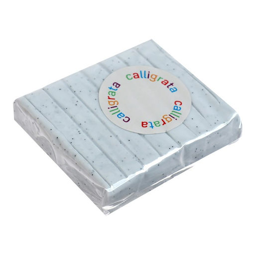 Полимерная глина Calligrata 50 г, с эффектом камня, снежный мрамор