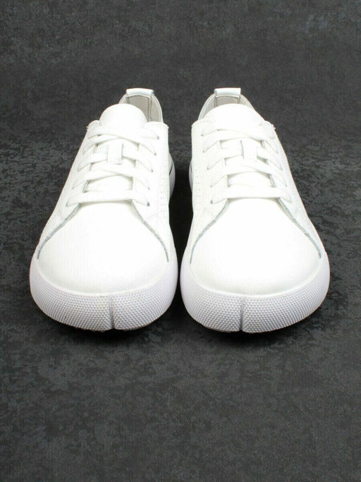 05-PDXL135-1 WHITE Кеды белые (натуральная кожа)