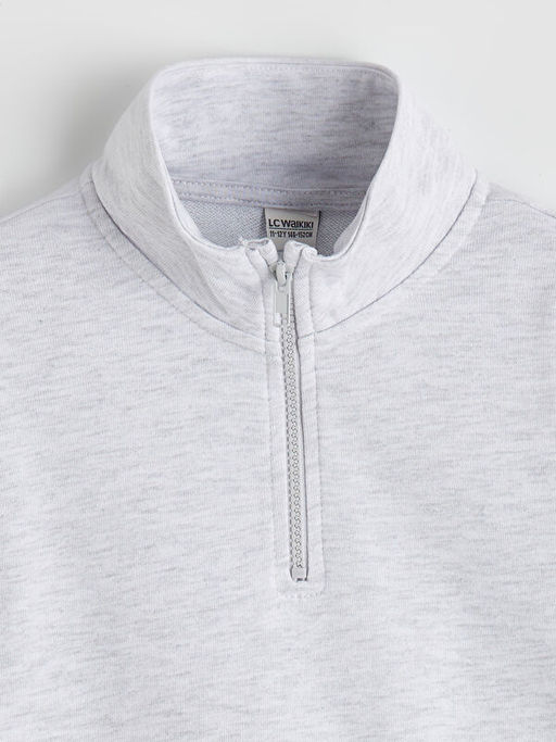 Dik Yaka Erkek ?ocuk Sweatshirt