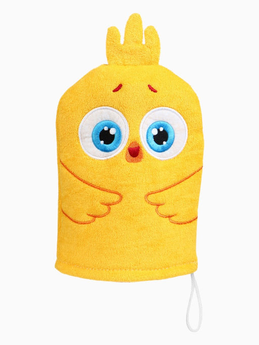 Мочалка детская для купания, варежка, из махры, ЦЫП-ЦЫП