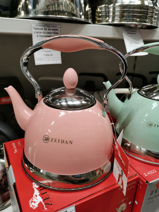 Чайник заварочный 1000 мл из нерж. стали, арт. Z-4251