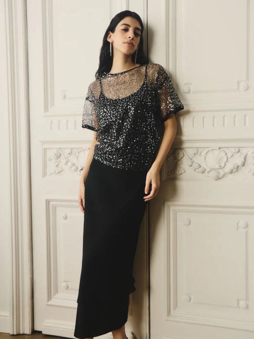 Топ из пайеток / Zarina