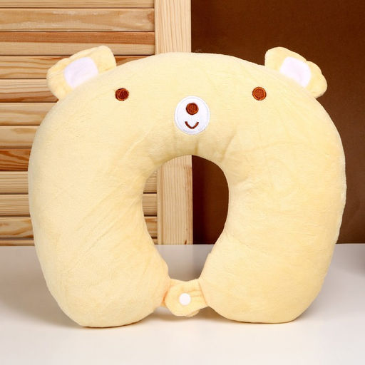 Подушка для путешествий на шею Мишка, с маской для сна - Simaland фото 6