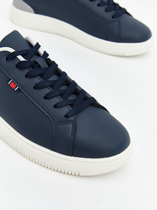 Deri G?r?n?ml? Erkek Spor Ayakkab?