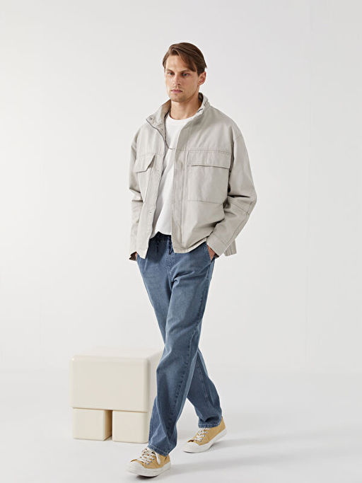 Baggy Fit Erkek Jean Pantolon