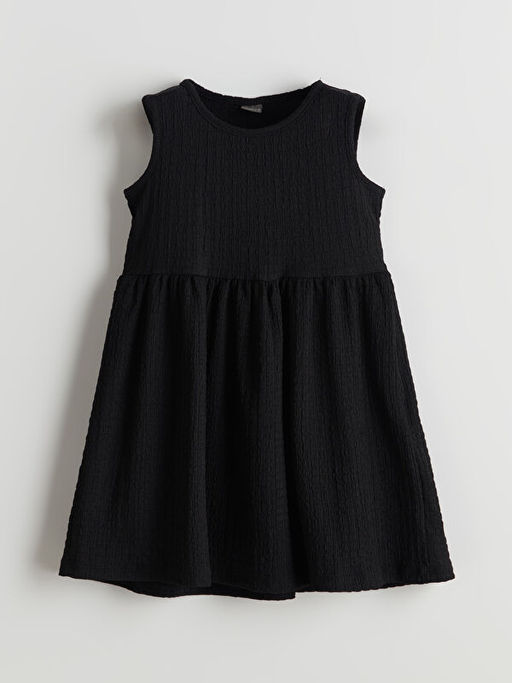 Bisiklet Yaka K?z ?ocuk Elbise