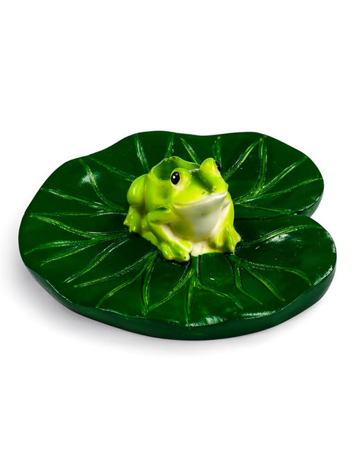 Садовая фигура 10 х 11 х 6 см водоплавающая "Лягушка"