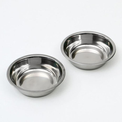 Миска металлическая двойная на пластиковом основании 2 х 160 мл, 25 х 14 х 5 см, зелёная - Пижон фото 5