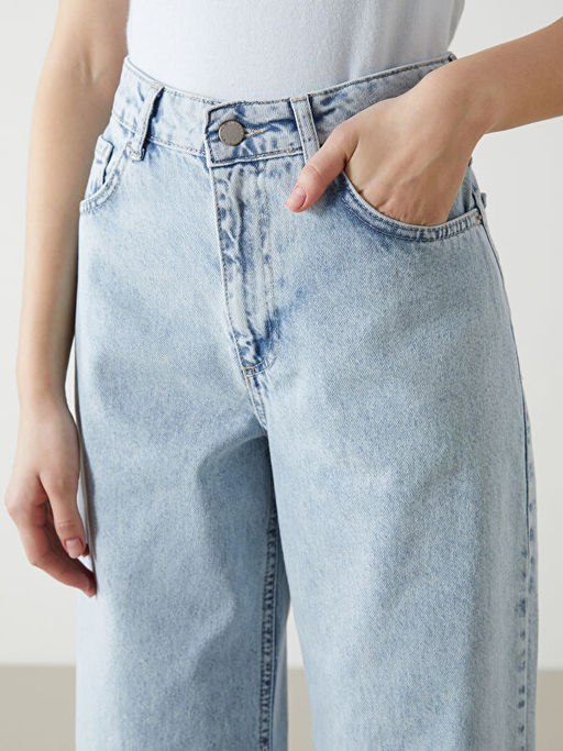 Baggy Fit Kad?n Jean Pantolon