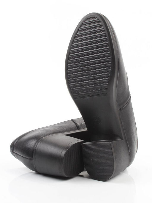 06-YDN15-20 BLACK Туфли женские (натуральная кожа)