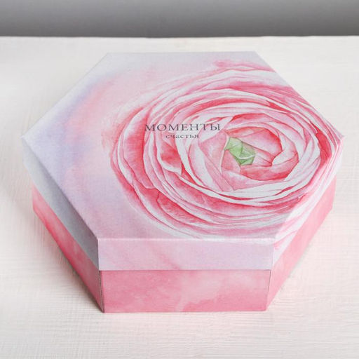 Коробка подарочная складная, упаковка, «Моменты счастья», 26×22.5×8 см