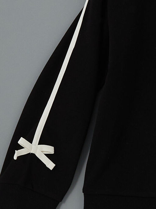 Bisiklet Yaka K?z ?ocuk Sweatshirt - Waikiki фото 3