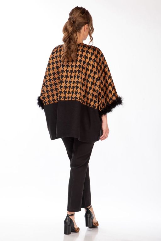 Жакет Belinga 5147 черный+рыжий фото 6