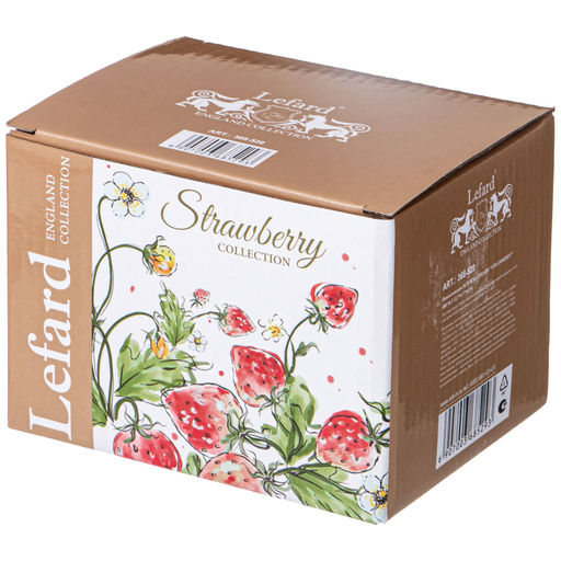 КРУЖКА LEFARD STRAWBERRY 400 МЛ 13,7*9,7*9 СМ(КОР=24ШТ.)  фото 2