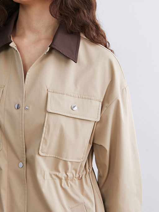 Kontrast Yaka Kad?n Mont