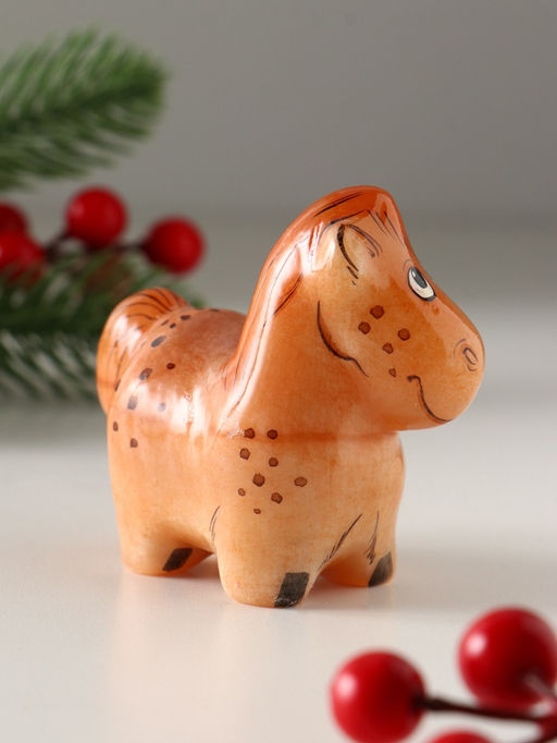 Фигурка «Конь Гаврюша», 8×7.5 см, селенит
